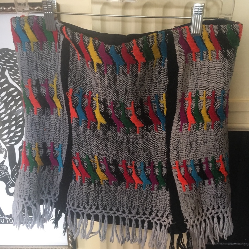 Mexican designer textile tube top